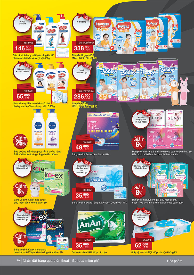 Siêu thị Co.opmart Cần Thơ khuyến mãi Hóa phẩm